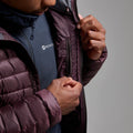 Dark Garnet Montane Men's Anti-Freeze Hooded Down Jacket Model 5