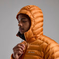 Flame Orange Montane Men's Anti-Freeze Hooded Down Jacket Model 7