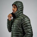 Oak Green Montane Men's Anti-Freeze Hooded Down Jacket Model 4