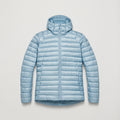 Frost Blue Montane Men's Anti Freeze Hooded Down Jacket Front MAFZHFRO
