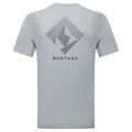 Pebble Blue Montane Men's Alhena Mountain 25 T-Shirt Model Back