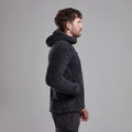 Midnight Grey Montane Men's Caldus XT Hooded Fleece Jacket Model 3