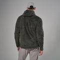Moss Montane Men's Caldus XT 2.0 Hooded Fleece Jacket Model Back MCXTHMOS
