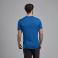 Electric Blue Montane Men's Dart Lite T-Shirt Model Back