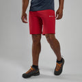 Acer Red Montane Men's Dynamic Lite Shorts Model Front