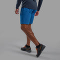 Neptune Blue Montane Men's Dynamic Lite Shorts Model Back