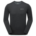 Black Montane Men's Dart Long Sleeve T-Shirt Front