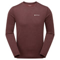 Dark Garnet Montane Men's Dart Long Sleeve T-Shirt Front