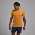 Nagami Orange Montane Men's Dart Nano T-Shirt Model Front