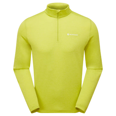 Citrus Spring Montane Men's Dart Zip Neck T-Shirt Front