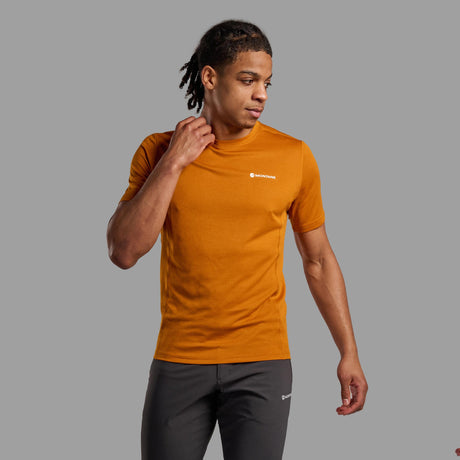 Amber Montane Men's Dart T-Shirt Front MDTTSAMB
