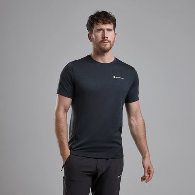 Black Montane Men's Dart T-Shirt Front