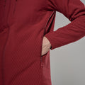 Dark Maple Montane Men's Dura XT Hooded Fleece Jacket Model 6 MDXTHDAM