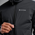 Black Montane Men's Fireball Hooded Insulated Jacket Model 4