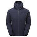 Eclipse Blue Montane Men's Fireball Hooded Insulated Jacket Front