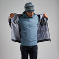 Stone Blue Montane Men's Fireball Lite Insulated Hooded Jacket Model 5