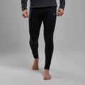 Black Montane Men's Fury Lite Fleece Pants Model Front