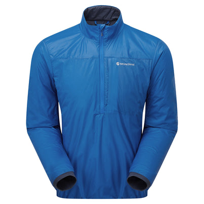 Neptune Blue Montane Men's Fortes Nano Insulated Half-Zip Jacket Front