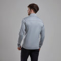Pebble Blue Montane Men's Fury Lite Fleece Jacket Model Back