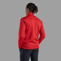 Acer Red Montane Men's Fury XT Fleece Pull-On Model Back