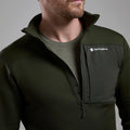 Oak Green Montane Men's Fury XT Fleece Pull-On Model 5