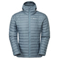Stone Blue Montane Men's Icarus Lite Hooded Jacket Front