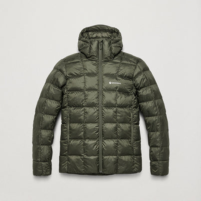 Moss Montane Men's Icarus 3.0 Hooded Insulated Jacket Front MIHOOMOS