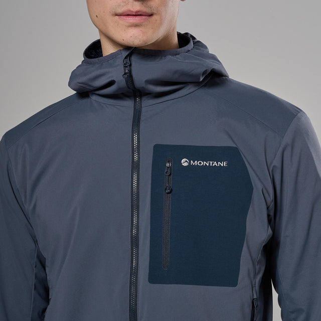 Montane Men's Khamsin Lite Hooded Softshell Jacket