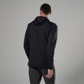 Black Montane Men's Protium CP Hooded Fleece Jacket Model Back