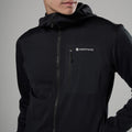 Black Montane Men's Protium CP Hooded Fleece Jacket Model 4