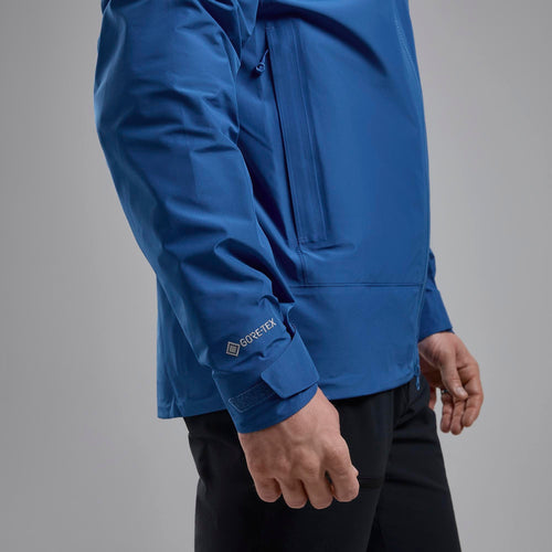 Neptune Blue Montane Men's Phase Waterproof Jacket Model 5