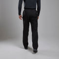 Black Montane Men's Phase Waterproof Pull-On Pants Model Back