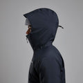 Black Montane Men's Phase XT Waterproof Jacket Model 3