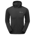 Black Montane Men's Protium Lite Hooded Fleece Jacket Front