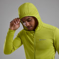 Citrus Spring Montane Men's Protium Lite Hooded Fleece Jacket Model 4