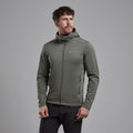 Caper Montane Men's Protium Hooded Fleece Jacket Model Front