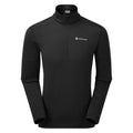 Black Montane Men's Protium Lite Pull On Fleece Front