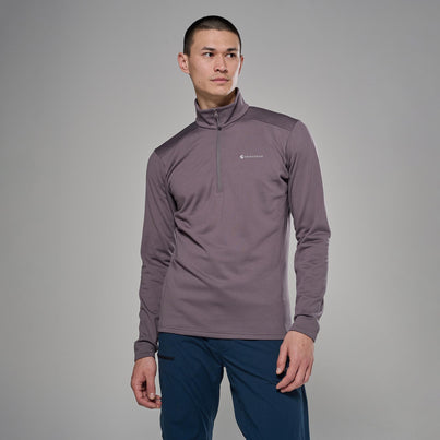 Dusk Montane Men's Protium Fleece Pull-On Jacket Front MPRPODUS