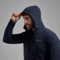 Eclipse Blue Montane Men's Protium XT Hooded Fleece Jacket Model 3