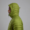 Alder Green Montane Men's Resolve Hooded Down Jacket Model 3