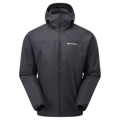 Black Montane Men's Respond Hooded Insulated Jacket Front