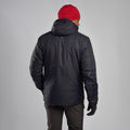 Black Montane Men's Respond XT Hooded Insulated Jacket Model Back