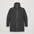 Midnight Grey Montane Men's Spirit Long Waterproof Jacket Front MSLOJMNG