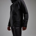 Black Montane Men's Solution Waterproof Jacket Model 5