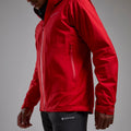 Adrenaline Red Montane Men's Spirit Lite Waterproof Jacket Model 5