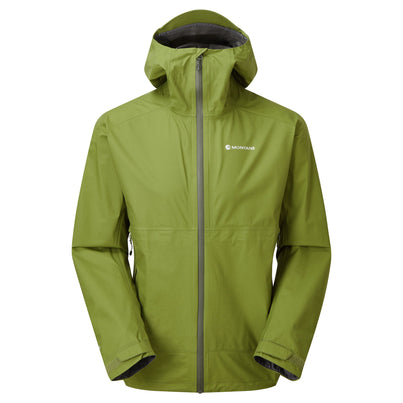 Alder Green Montane Men's Spirit Lite Waterproof Jacket Front