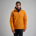 Flame Orange Montane Men's Spirit Waterproof Jacket Model Front