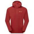 Dark Maple Montane Men's Tenacity Hooded Softshell Jacket Front