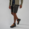 Midnight Grey Montane Men's Tenacity Shorts Model Front