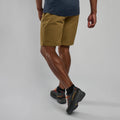 Olive Montane Men's Tenacity Shorts Model Back